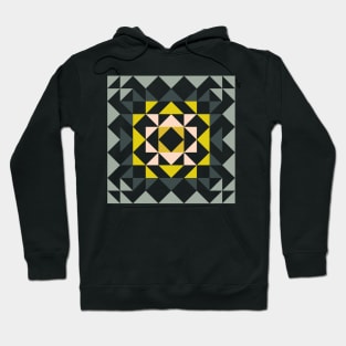 Cute Geometric Quilt Block Art Hoodie